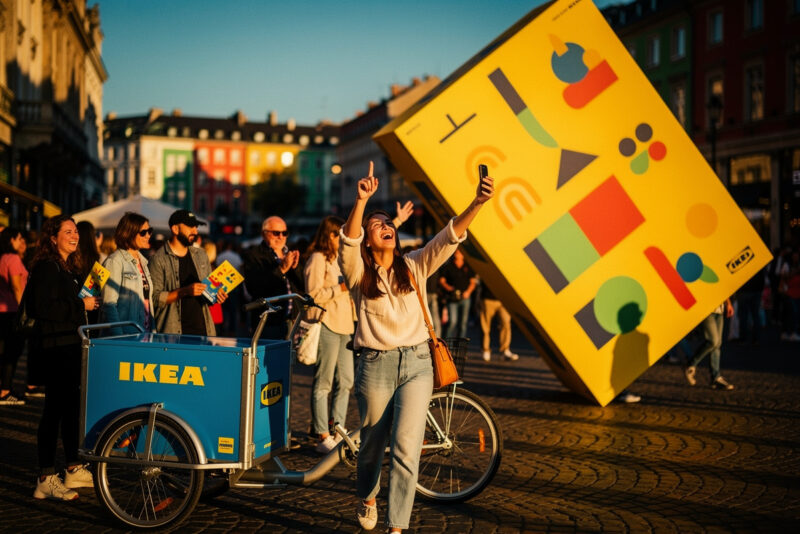 3 exemples de campagnes de street marketing réussies